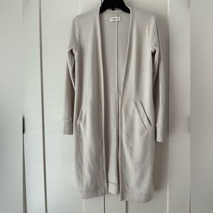 Abercrombie & Fitch Soft A&F Cozy Collection Long Duster Cardigan. Cream. XS